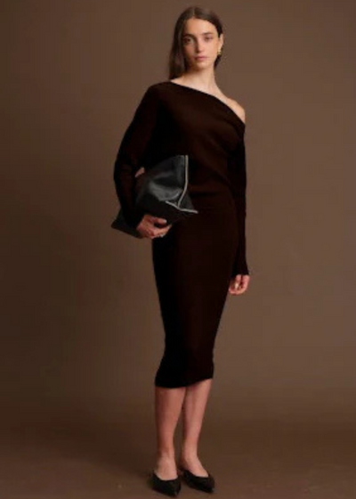 Deluc Elijah Knit Dress Black