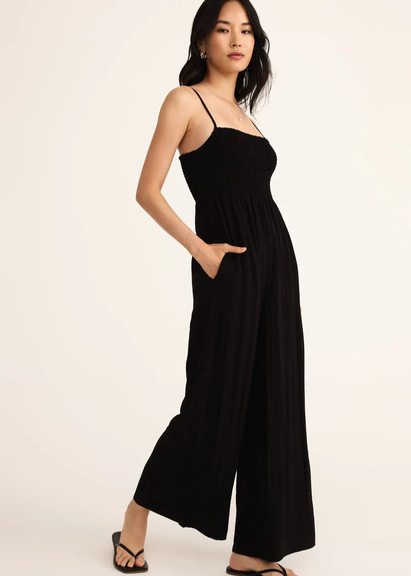 Z Supply Beachside Jumpsuit Black