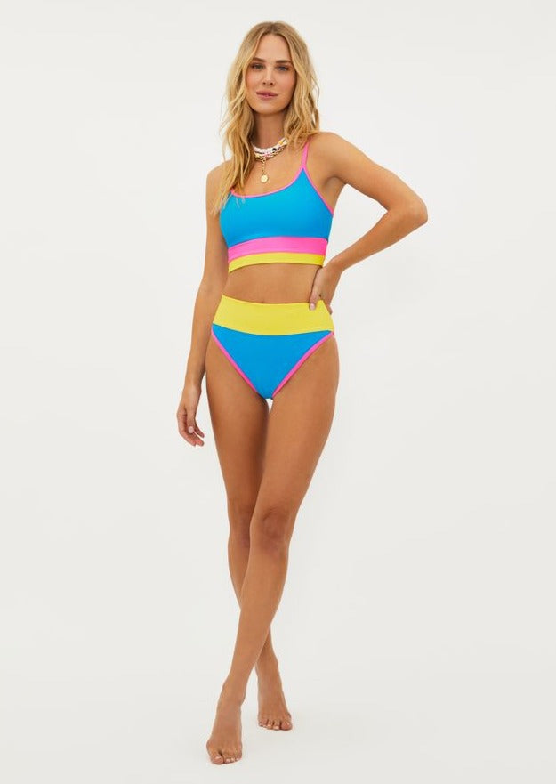 Beach Riot Emmy Bathing Bottom - Blue