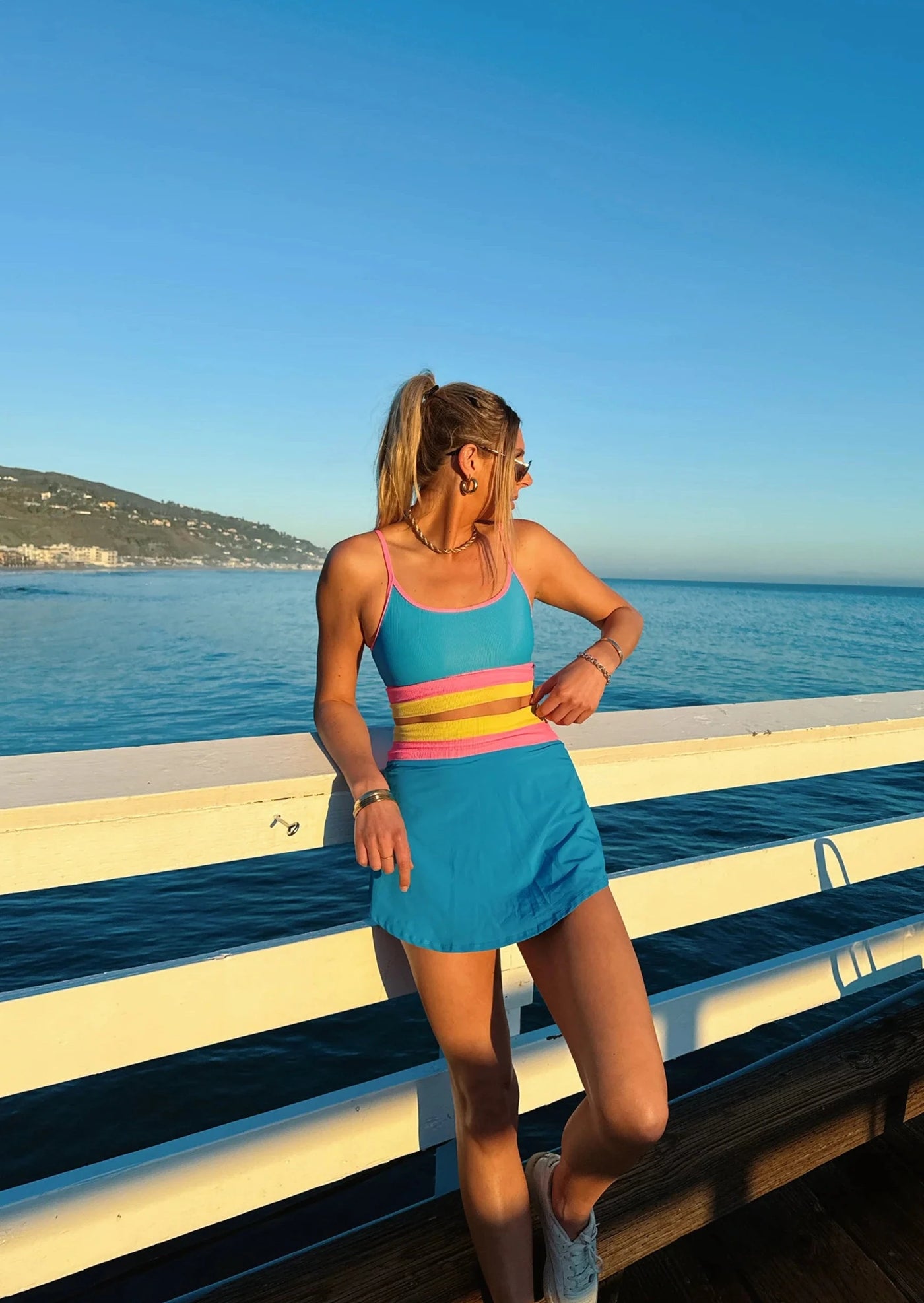 Beach Riot Eva Sports Bra - Blue