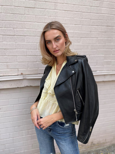Zadig & Voltaire Tonelo Tomboy Cotton Blouse-Yellow