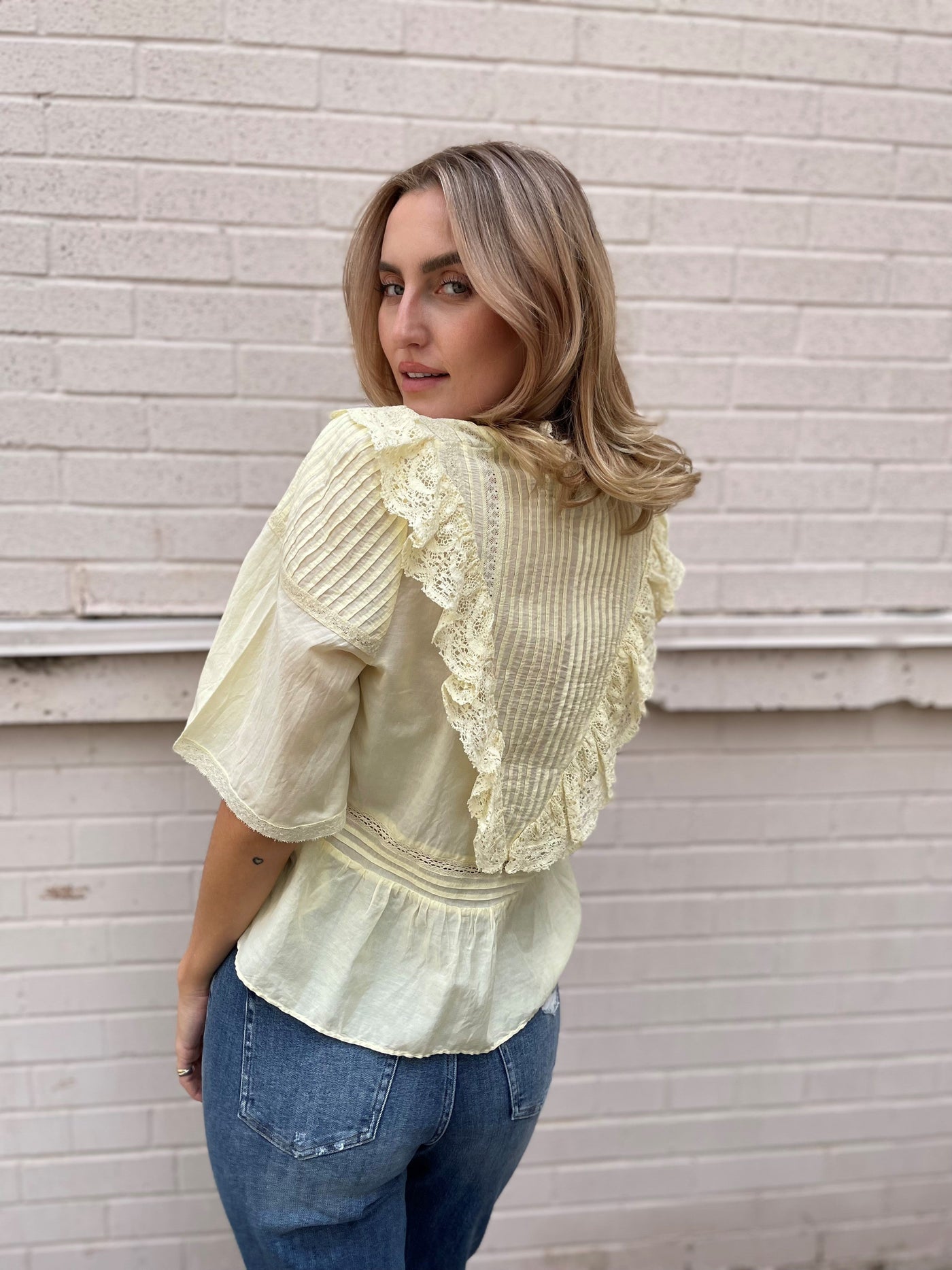 Zadig & Voltaire Tonelo Tomboy Cotton Blouse-Yellow