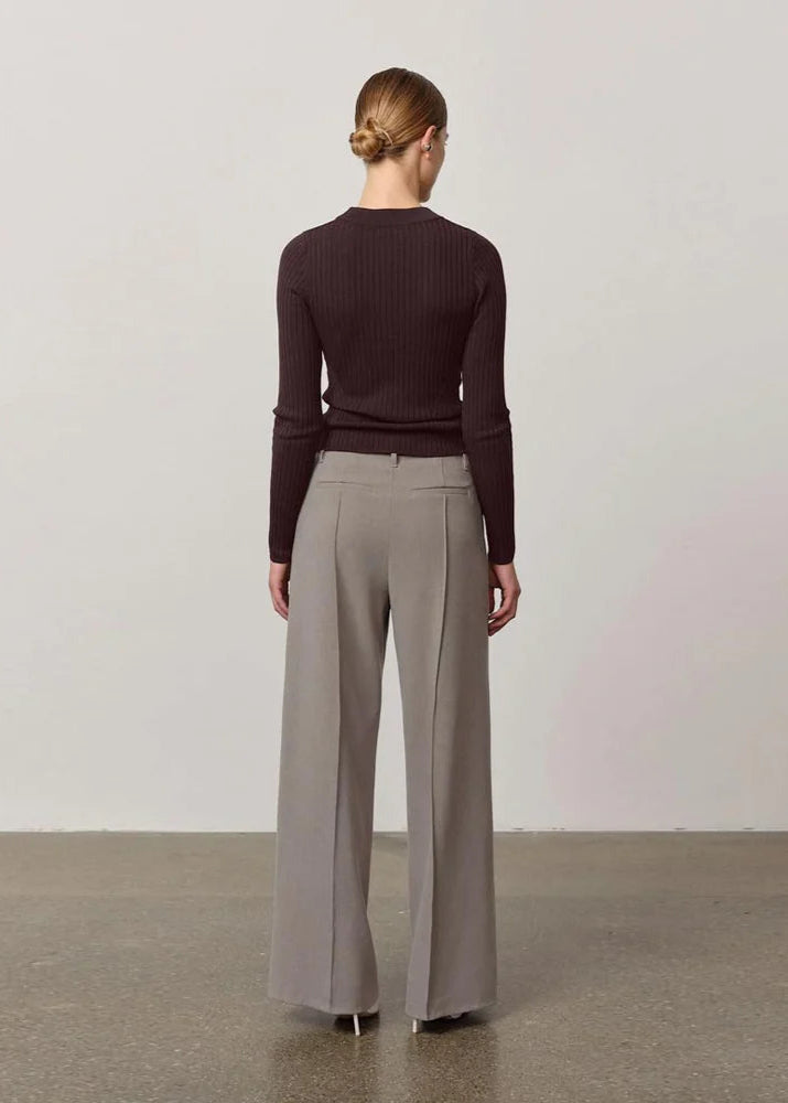 Herskind Daniella Knit Blouse Wine Red