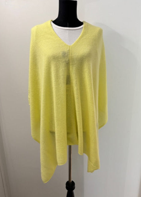 Alashan Cashmere Poncho Limelight