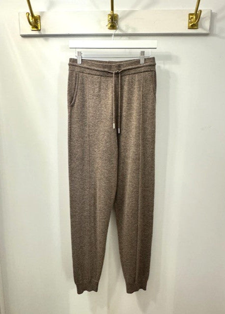 Notshy Thomaz Cashmere Joggers Marled Brown