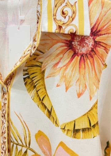 The Pink Door Golden Palm Long Set