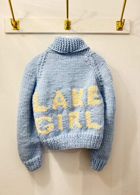 Gogo Classic Short Lake Girl Cardi Blue Bird/Vanilla