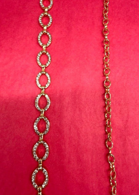 The Pink Door Circle Chain Hook Belt Gold