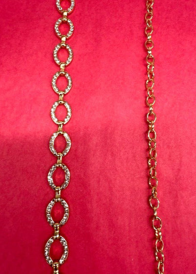 The Pink Door Circle Chain Hook Belt Gold