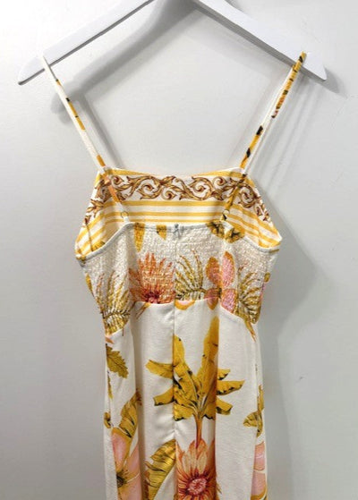 The Pink Door Golden Palm Dress