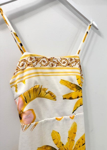 The Pink Door Golden Palm Dress