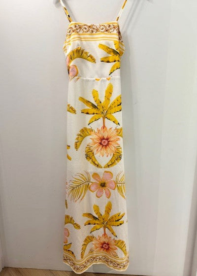 The Pink Door Golden Palm Dress