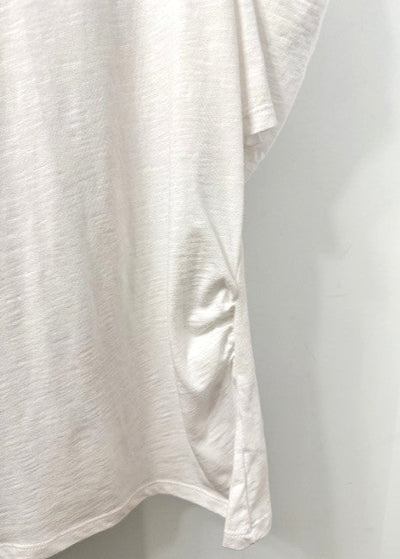 The Pink Door Puff Shoulder Tee White