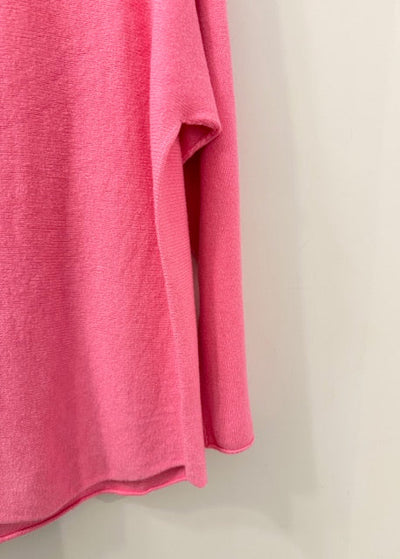 The Pink Door One Size V-Neck Sweater Pink