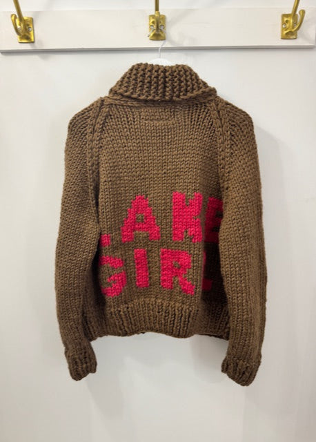 Gogo Lake Girl Cardi Earth/Cranberry
