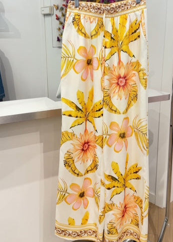 The Pink Door Golden Palm Long Set