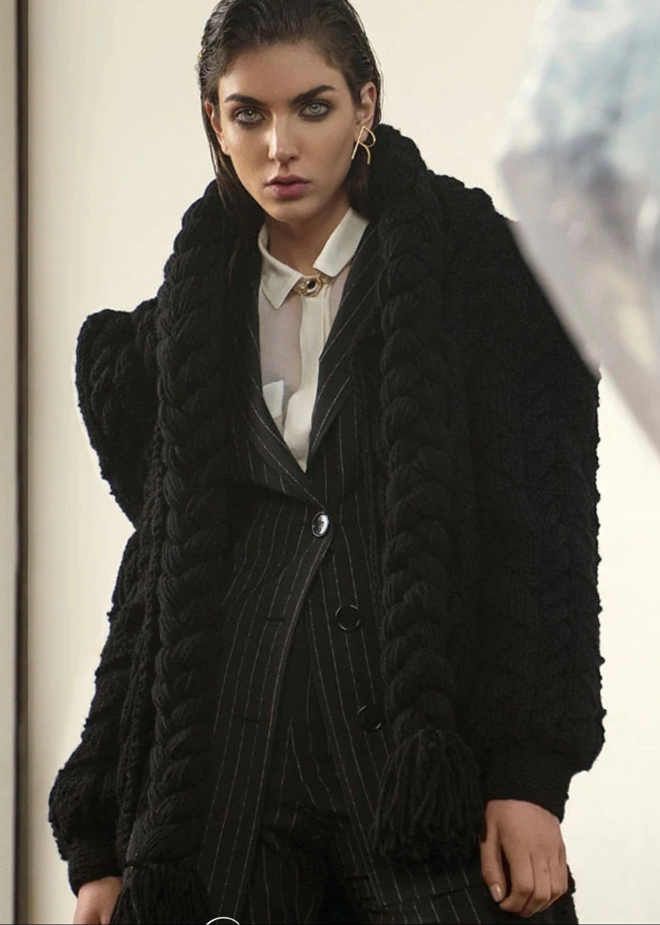 Maridruna Alaska Cardigan Black