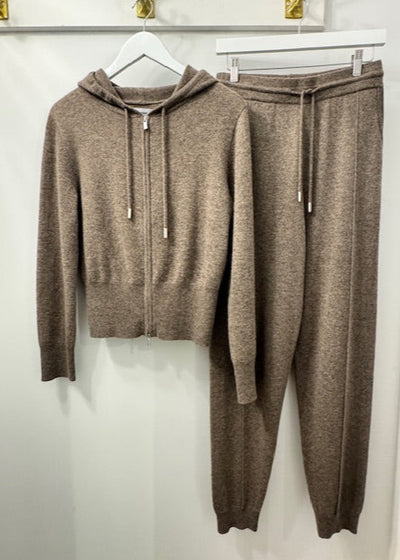 Notshy Thomaz Cashmere Joggers Marled Brown