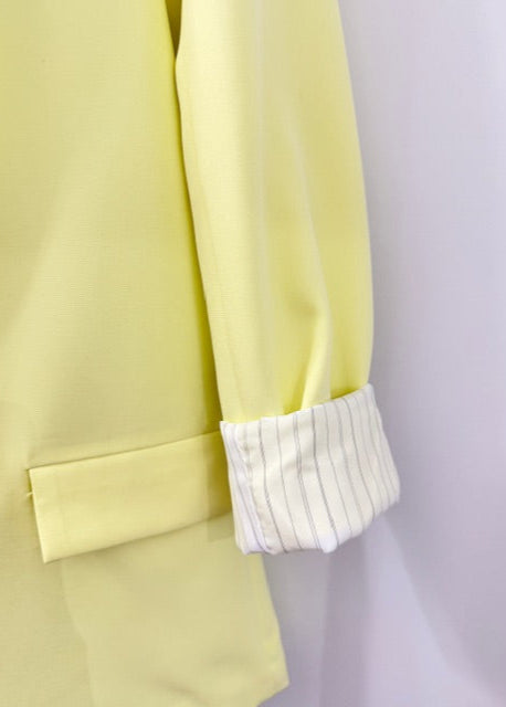 The Pink Door Classic Blazer Yellow