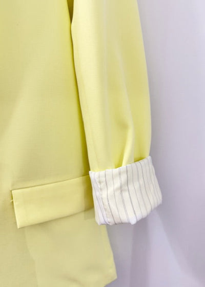 The Pink Door Classic Blazer Yellow