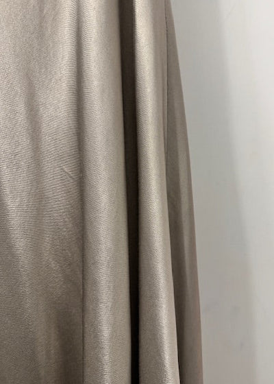 The Pink Door Pull on Satin Skirt Oyster