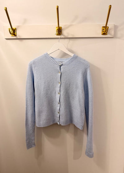 The Pink Door Top Soft Cardi Blue