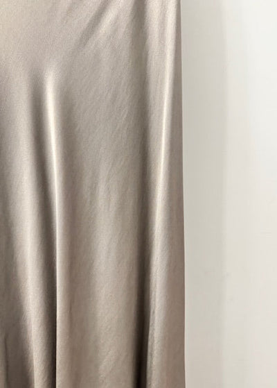 The Pink Door Pull on Satin Skirt Pearl