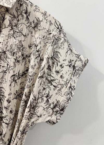 The Pink Door Taupe Print Dress