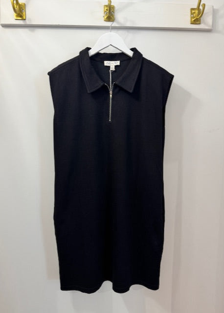 The Pink Door Polo Dress Black