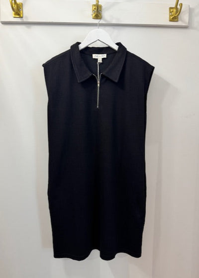 The Pink Door Polo Dress Black