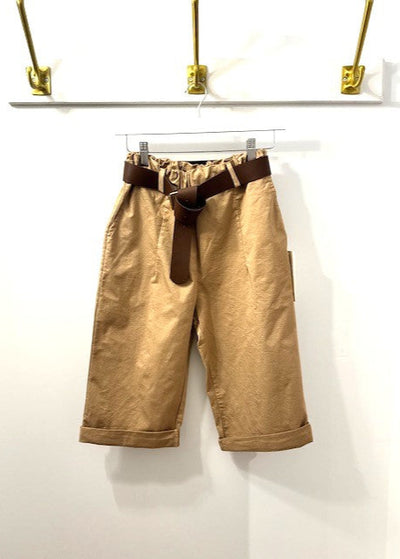 The Pink Door Pull on Bermuda Short Khaki