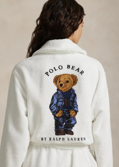 Polo Ralph Lauren Printed Back Robe Bear Denim Bear