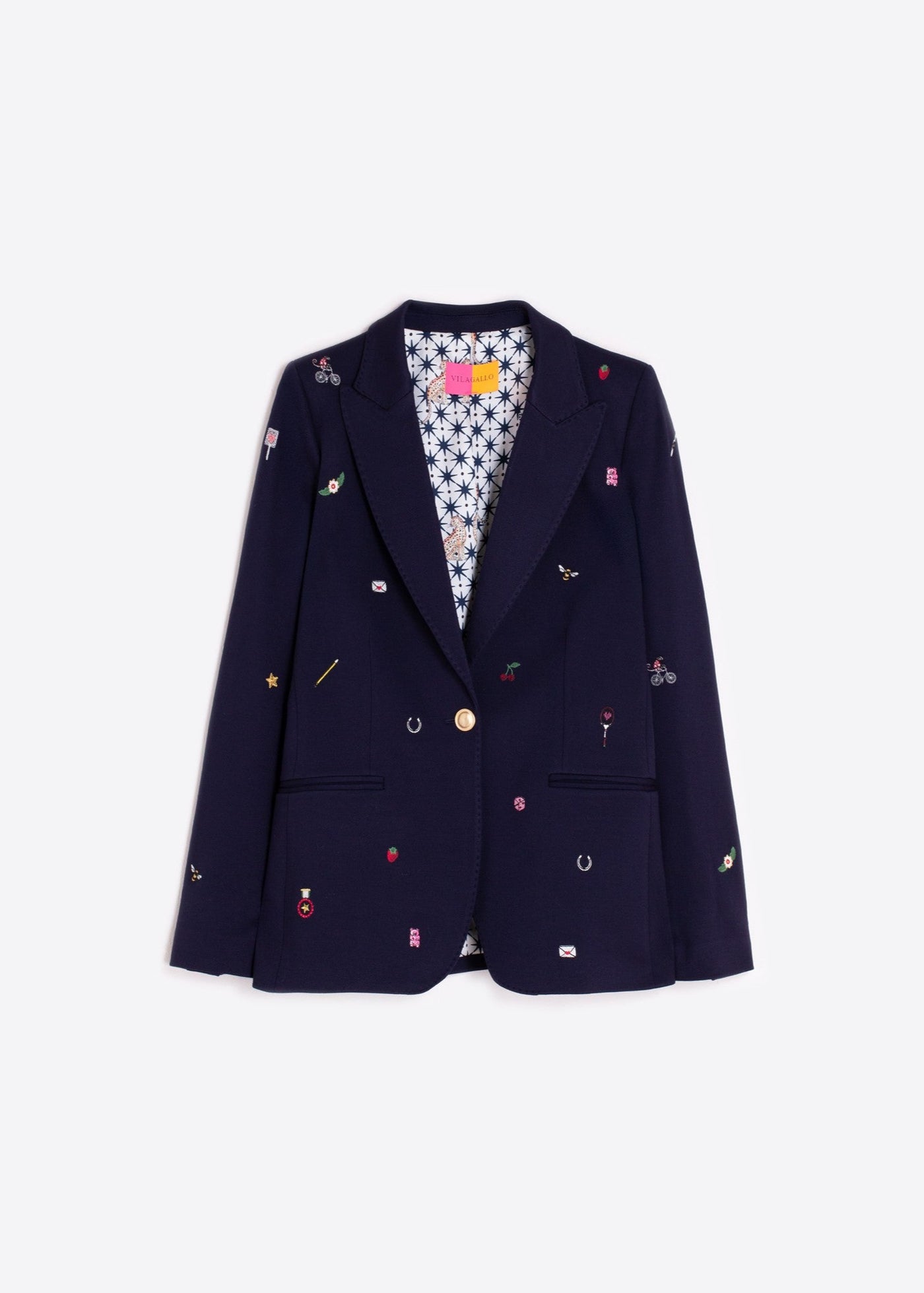 Vilagallo Heather Emb Gummy Bear Blazer