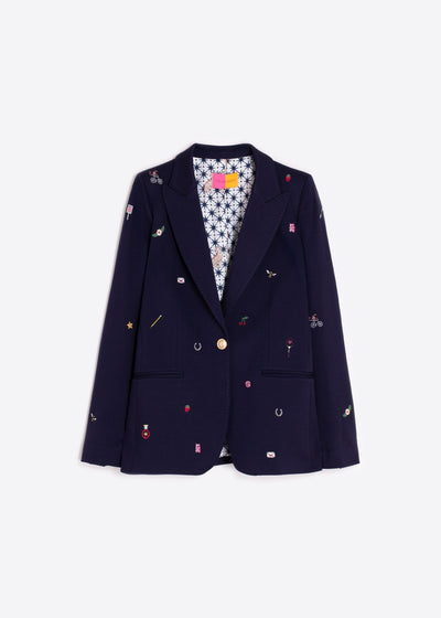 Vilagallo Heather Emb Gummy Bear Blazer