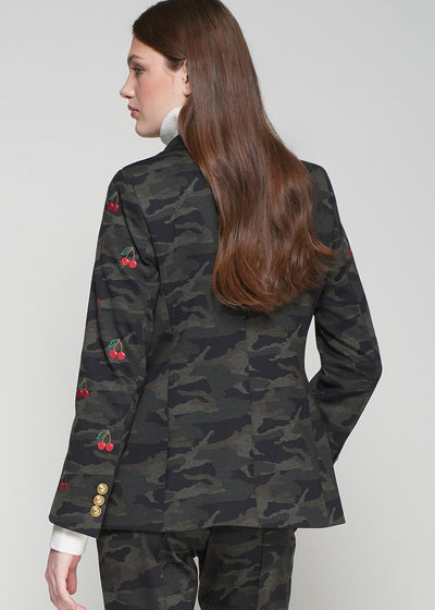 Vilagallo Heather Camo Cherry Blazer