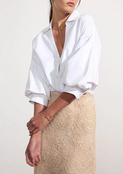 Brochu Walker Kate Pouf Shirt - White