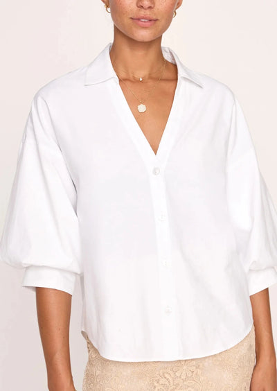 Brochu Walker Kate Pouf Shirt - White