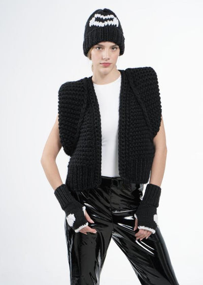 Maridruna Layla Vest Black