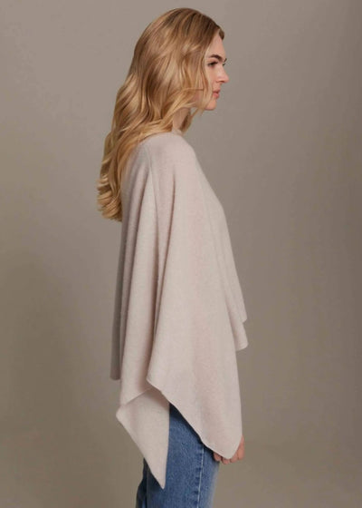Alashan Cashmere Poncho Champagne