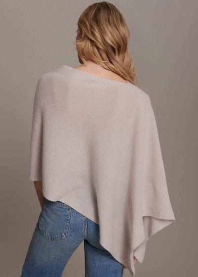Alashan Cashmere Poncho Champagne
