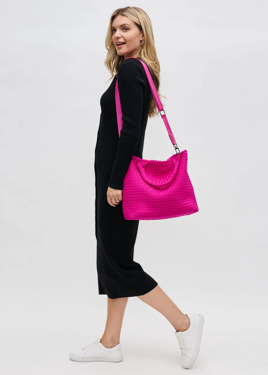 Sol and Selene Sky’s The Limit Medium Tote Fuchsia