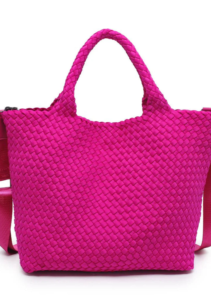 Sol and Selene Sky’s The Limit Medium Tote Fuchsia
