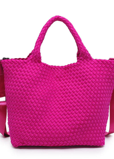 Sol and Selene Sky’s The Limit Medium Tote Fuchsia