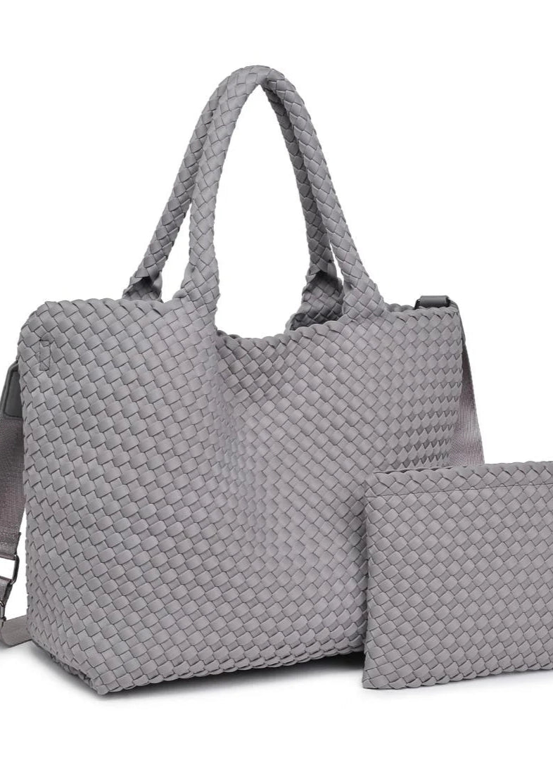 Sol & Selene Sky’s The Limit Medium Tote Fog