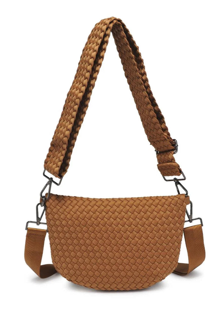 Sol & Selene Ethereal Woven Belt Bag Sand