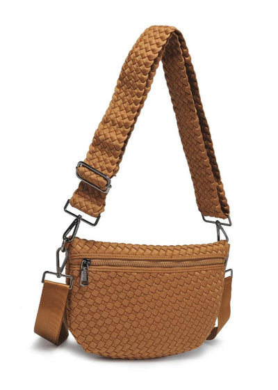 Sol & Selene Ethereal Woven Belt Bag Sand