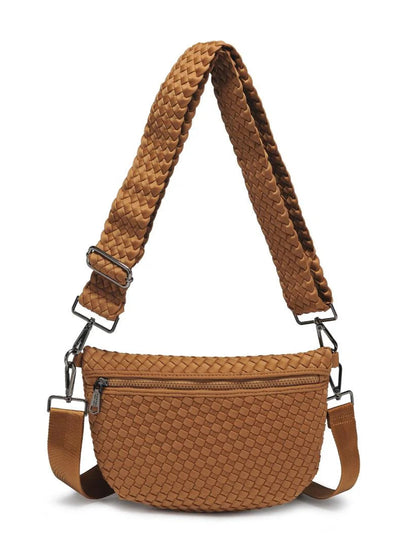 Sol & Selene Ethereal Woven Belt Bag Sand