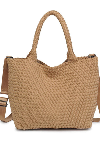 Sol & Selene Sky’s The Limit Medium Tote Nude