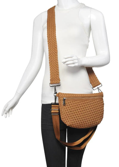 Sol & Selene Ethereal Woven Belt Bag Sand
