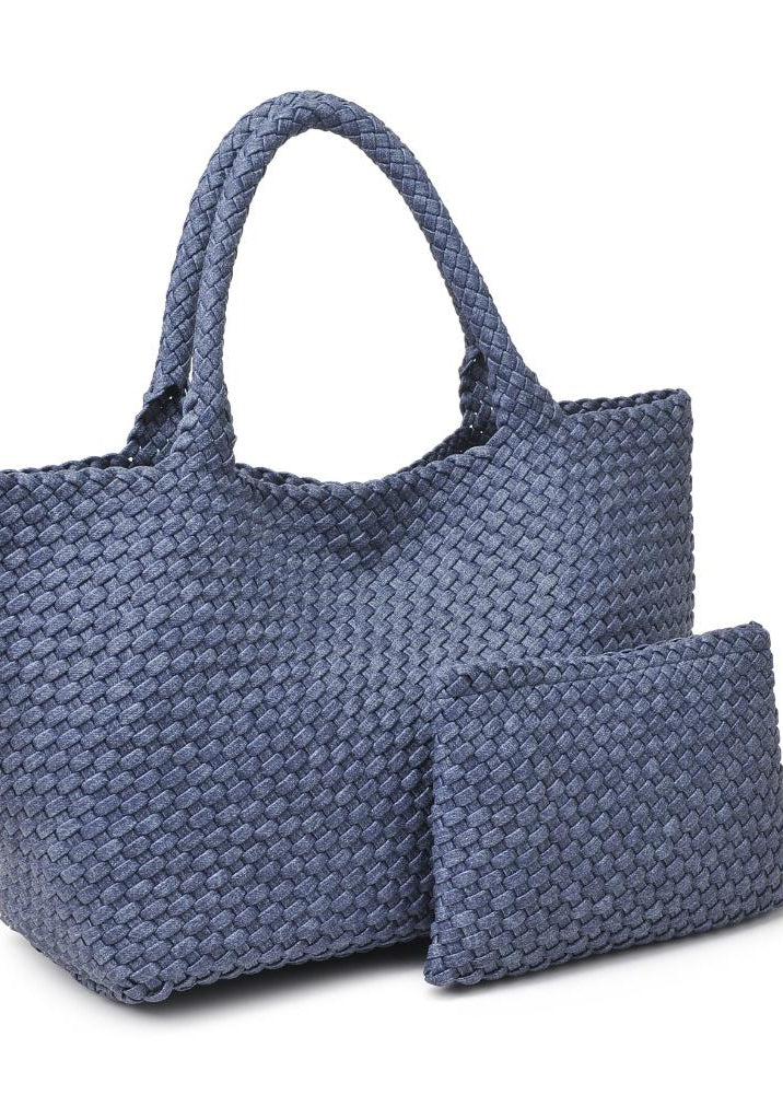 Sol & Selene Sky’s The Limit Large Tote Denim